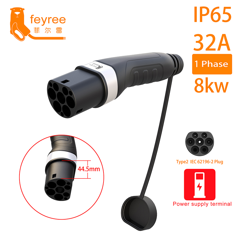 feyree Type2 Штекер EV Зарядно – обзор и цена Ev Charger Adapter