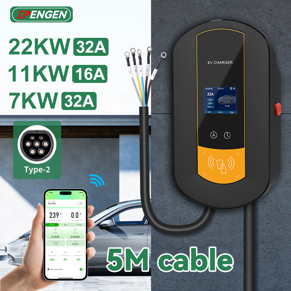 IPENGEN Type2 Зарядная станция – обзор и цена Home Ev Charger