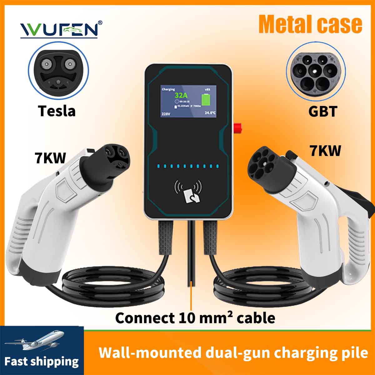 Зарядная станция WUFEN EVSE Wa – обзор и цена Ev Charging Pile