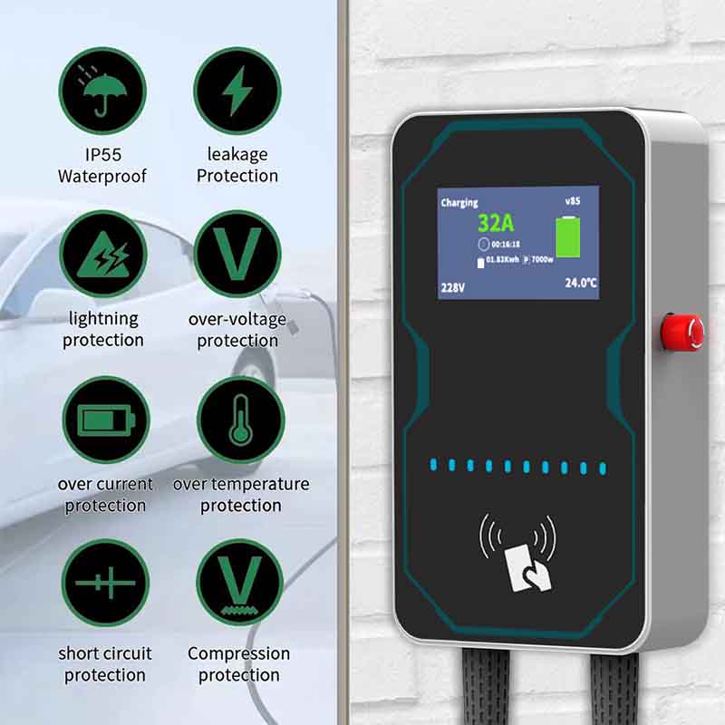 Зарядная станция WUFEN EVSE Wa – обзор и цена Ev Charging Pile