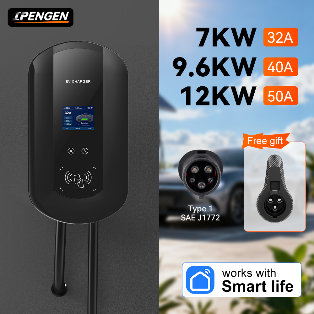 Зарядная станция IPENGEN 32A/4 – обзор и цена Ev Charging Cable